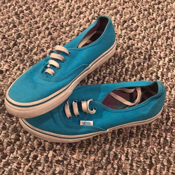 Turquoise Vans - Picture 1 of 4